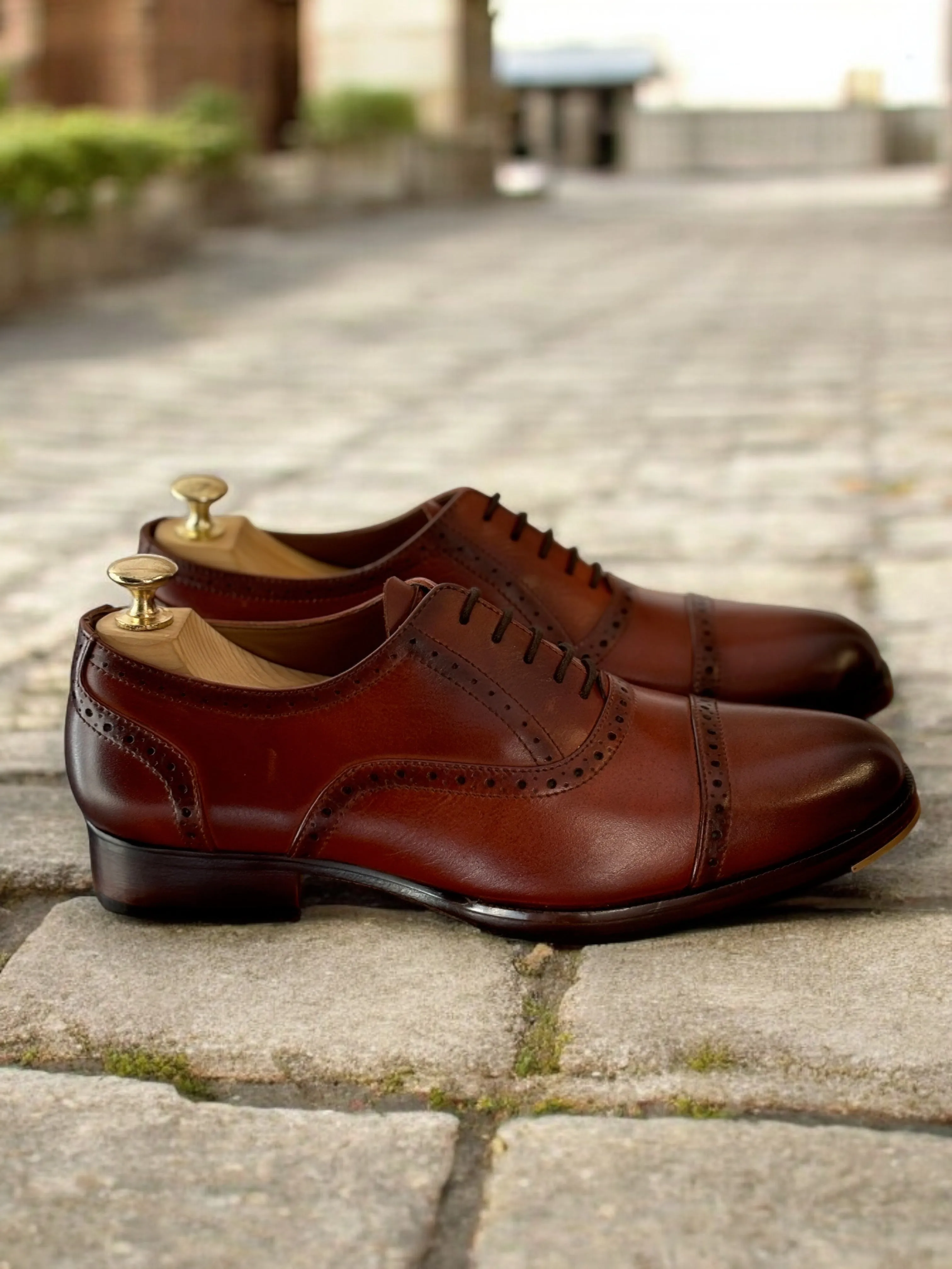 Henley Duke – Quarter Brogue Leather Oxford