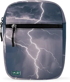 Highway Tornado Lightning Oxford Cloth Ammo Crossbody Shoulder Bag Medic Bag Classic Small Messenger Crossbody Bag Unisex Classic Canvas Shoulder Bag for Women, Bookbag for Work