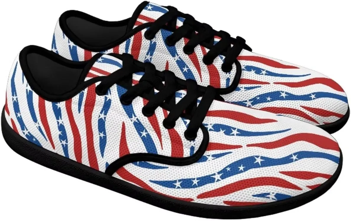 Howilath Leopard Print Barefoot Shoes Women Lace up Shoes Lightweight Flat Shoes Breathable Sneakers
