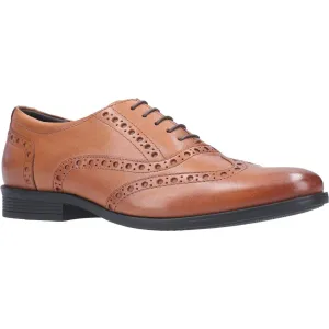 Hush Puppies Oaken Chaussures Richelieu Pour Hommes En Cuir Marron Foncé