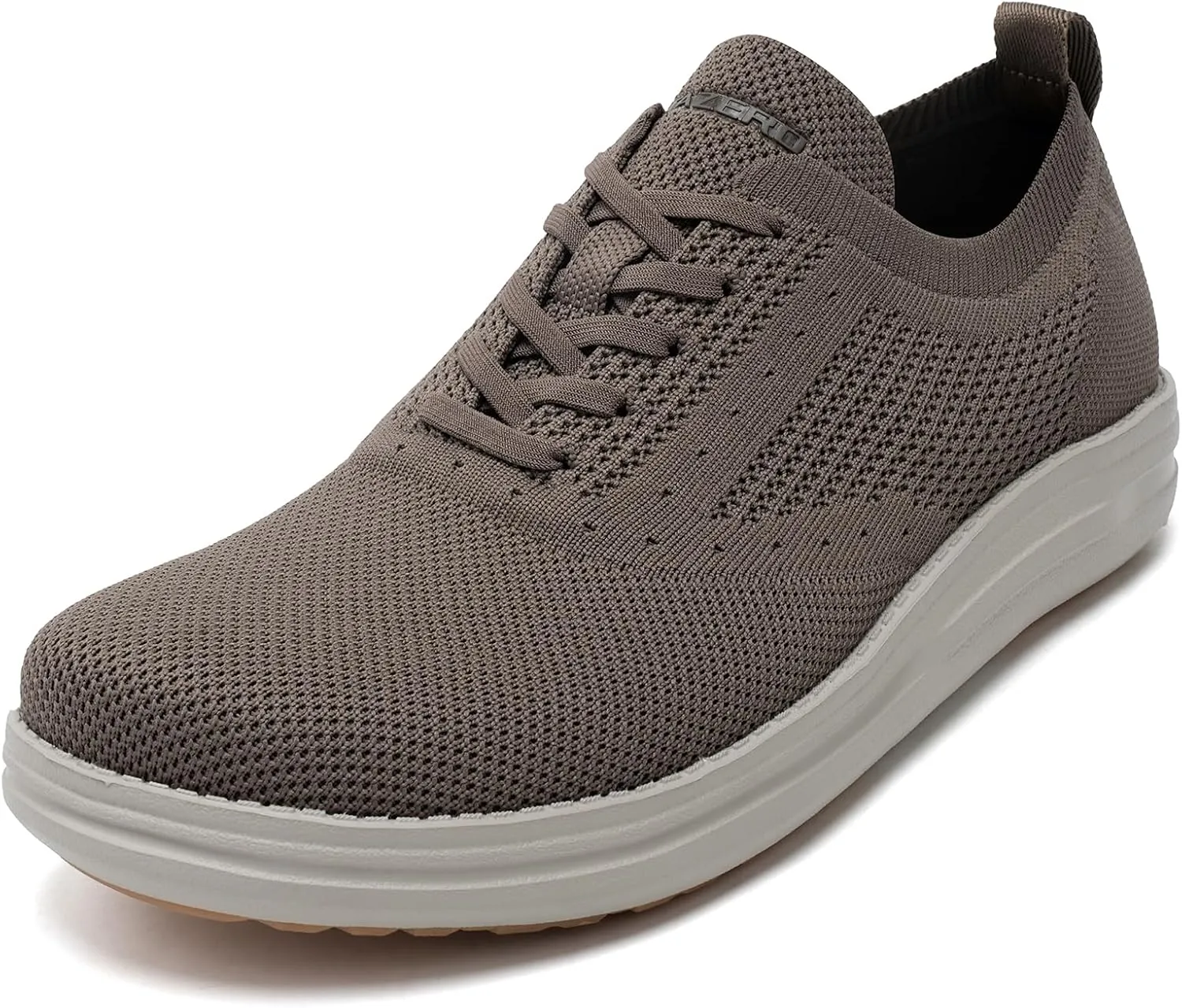 ITAZERO Men's Wide Toe Box Mesh Shoes Business Casual Wide Width Walking Shoes with Arch Support Insole for Plantar Fasciitis
