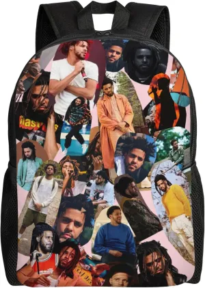 J Music Cole Unisex Casual Backpack Travel Bag Classic Laptop Daypack Lightweight Backpack for Men & Women