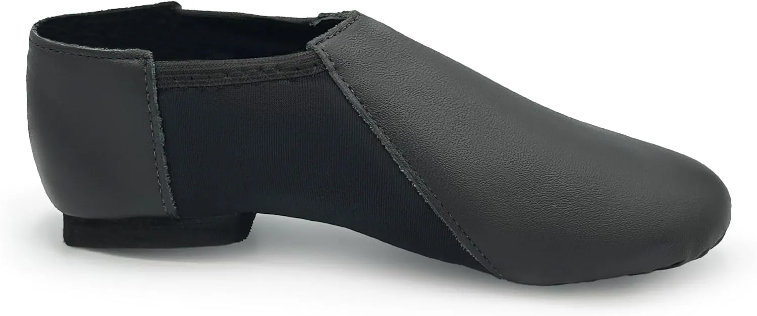 Jazz Leather Shoes with Rubber Soles, Low Profile, Split Sole, JZ45 Janus