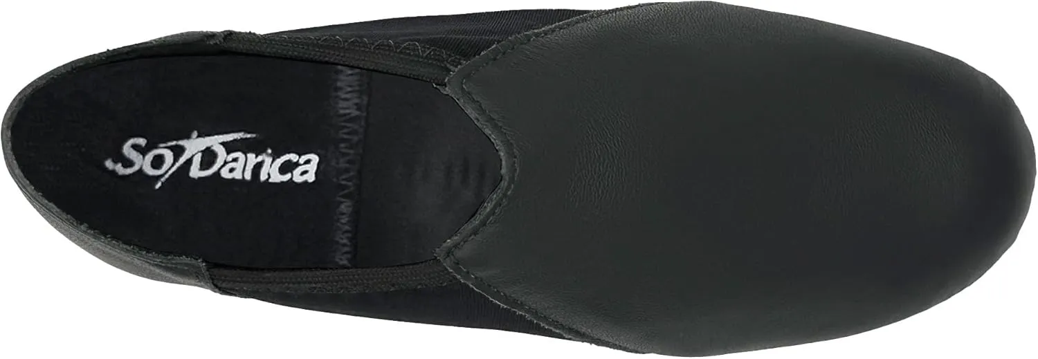 Jazz Leather Shoes with Rubber Soles, Low Profile, Split Sole, JZ45 Janus