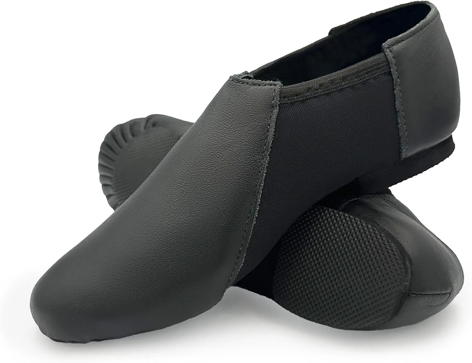 Jazz Leather Shoes with Rubber Soles, Low Profile, Split Sole, JZ45 Janus