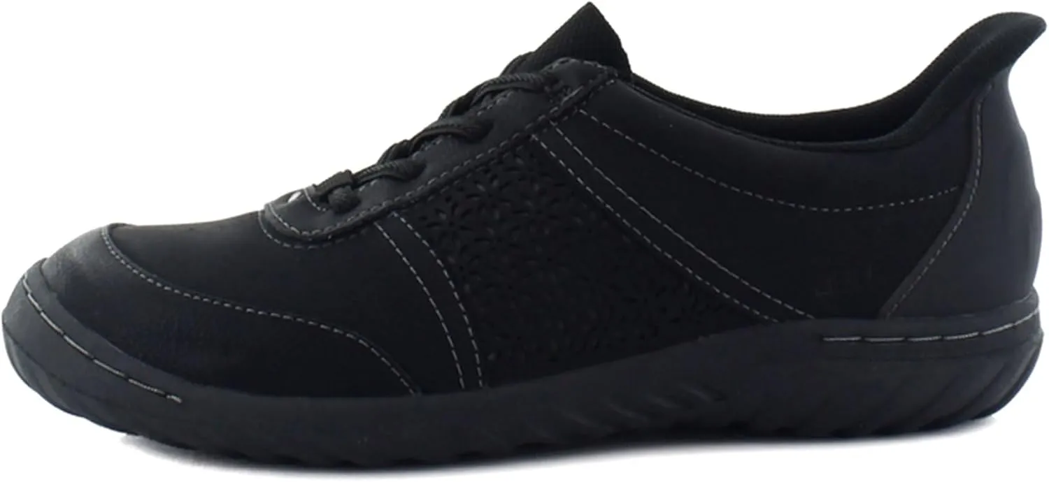 JBU Women's Veronica Touchless Easy Slip On Comfort Casual Flat Sneaker