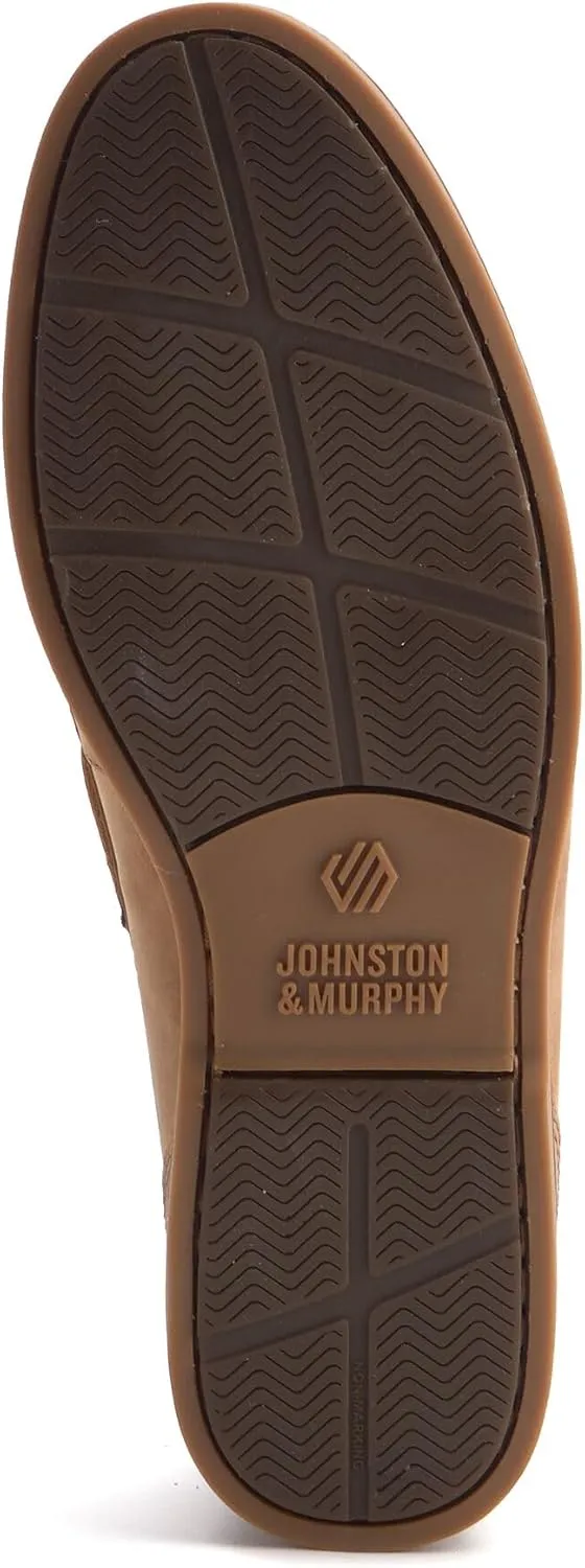 Johnston & Murphy Men’s Ventura Boat and Deck Shoes, Men’s Slip On Shoes, Moccasins for Men