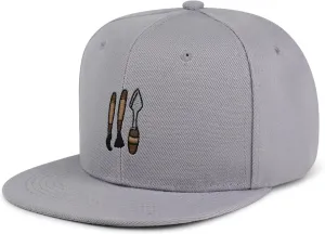 JPAK Archaeology Dig Tools Hip-Hop Snapback Hat Embroidered Baseball Cap Trowel Shovel