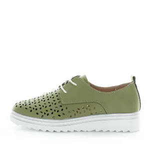 Just Bee Charlotte Khaki Sneaker