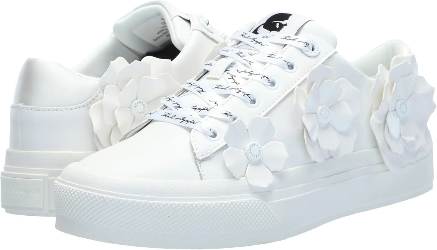 KARL LAGERFELD womens Georgia Lace Up Sneaker