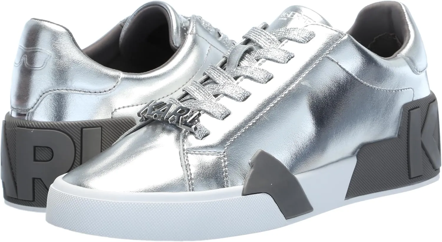 KARL LAGERFELD Women's Melora Lace Up Sneaker