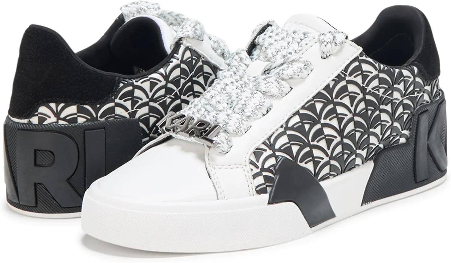 KARL LAGERFELD Women's Melora Lace Up Sneaker