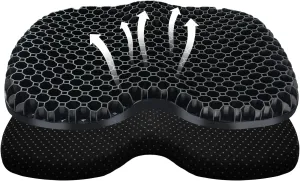 Kayak Seat Cushion, Thicken Anti Slip Waterproof Gel Kayak Seat, Portable Canoe Rowing Rubber Dinghy Pad for Stadium Sit in Kayak Inflatable Fishing Kayak Canoe Kayak Accessories