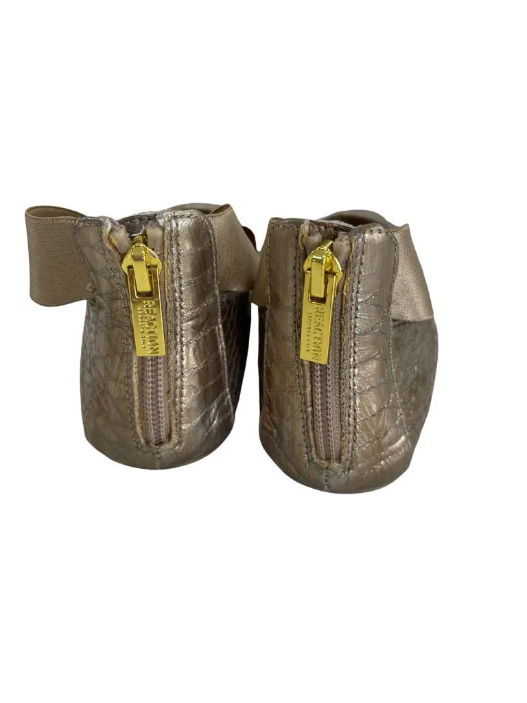 Kenneth Cole Reaction Gold Ballet Flat Shoes