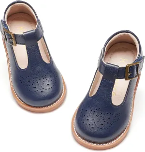 Kiderence Toddler Little Girls Mary Jane Dress Shoes School Oxford for Girls Flats