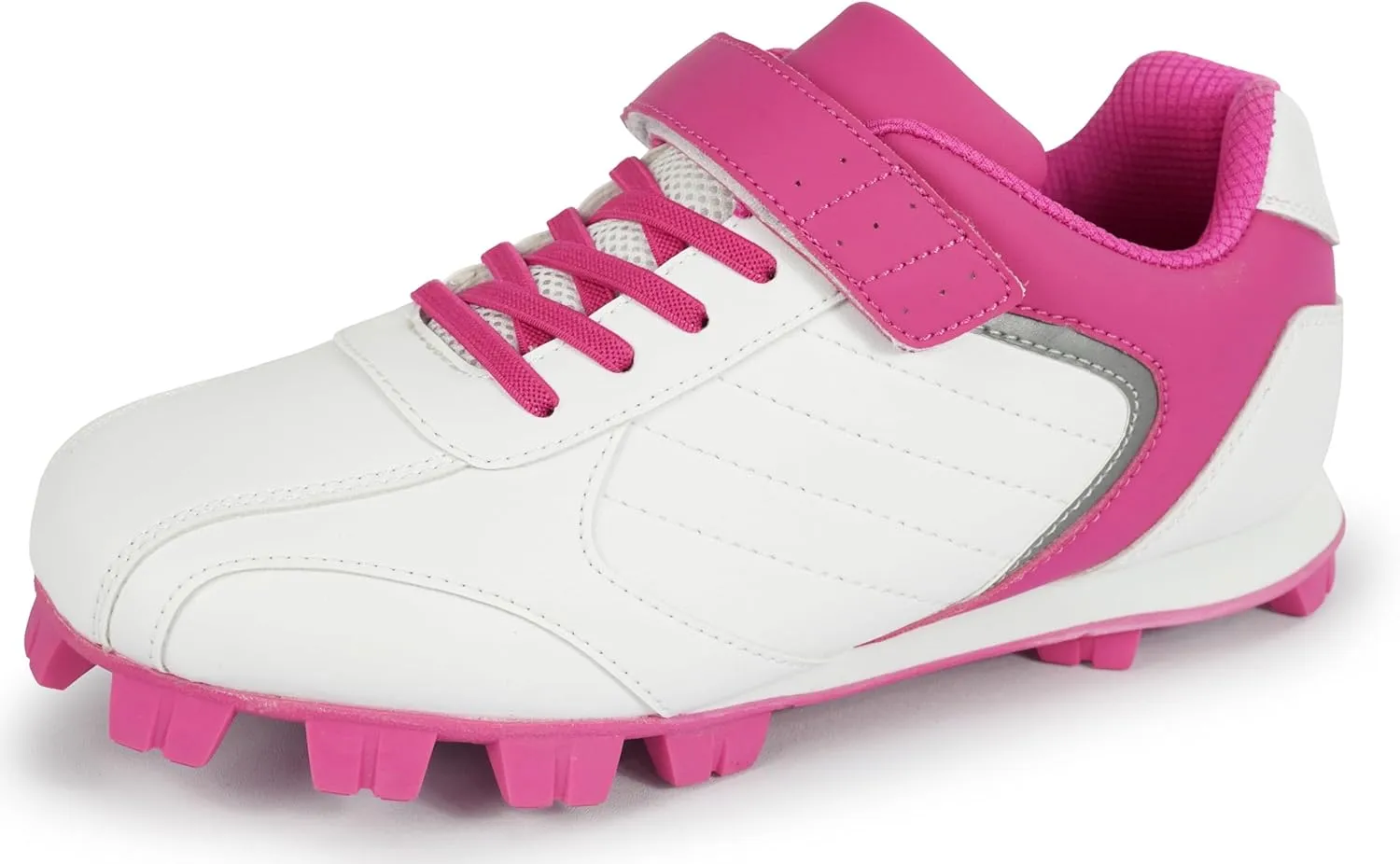 Kids Baseball Cleats - Youth Rubber Molded Softball Cleat - Boys Girls Low Top Athletic Shoes