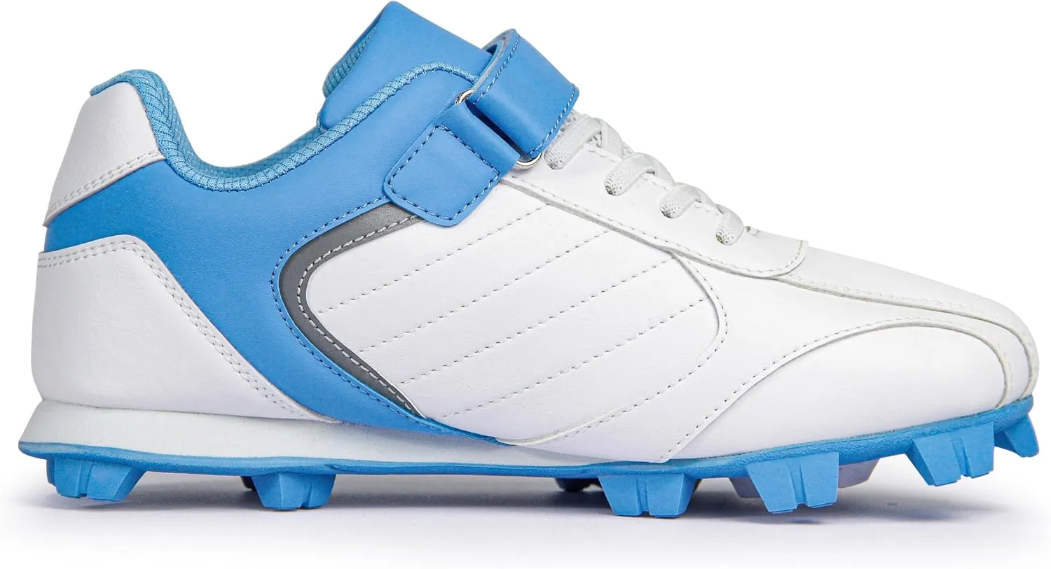Kids Baseball Cleats - Youth Rubber Molded Softball Cleat - Boys Girls Low Top Athletic Shoes