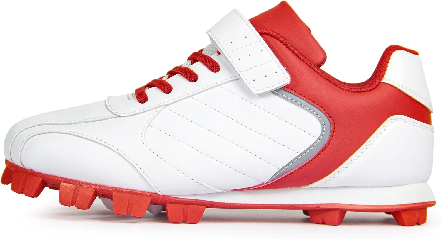 Kids Baseball Cleats - Youth Rubber Molded Softball Cleat - Boys Girls Low Top Athletic Shoes