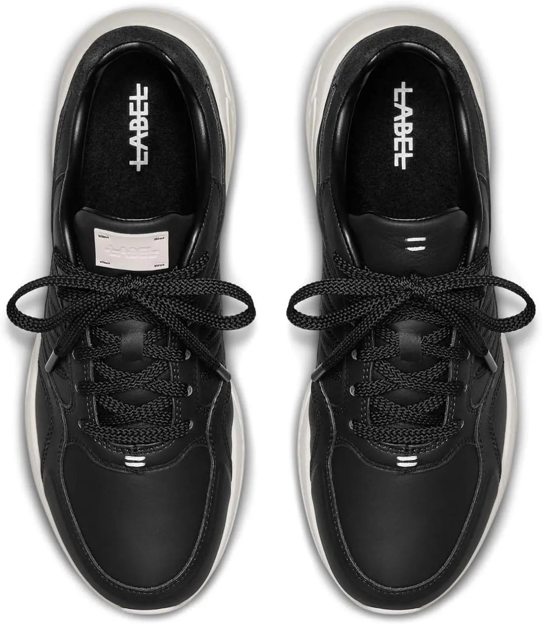 LABEL™ Go-to Low Lace-up Women's Sneakers – Suede & Leather Fabric – EVA Footbed – Lace Over Tongue Closure