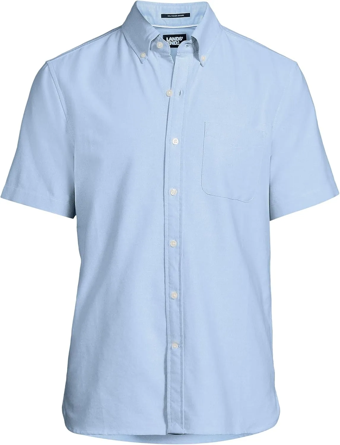 Lands' End Men's Short Sleeve Sail Rigger Shirt