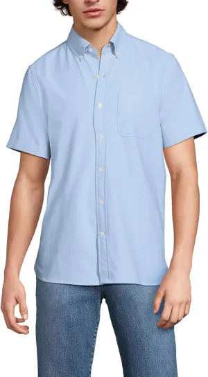 Lands' End Men's Short Sleeve Sail Rigger Shirt