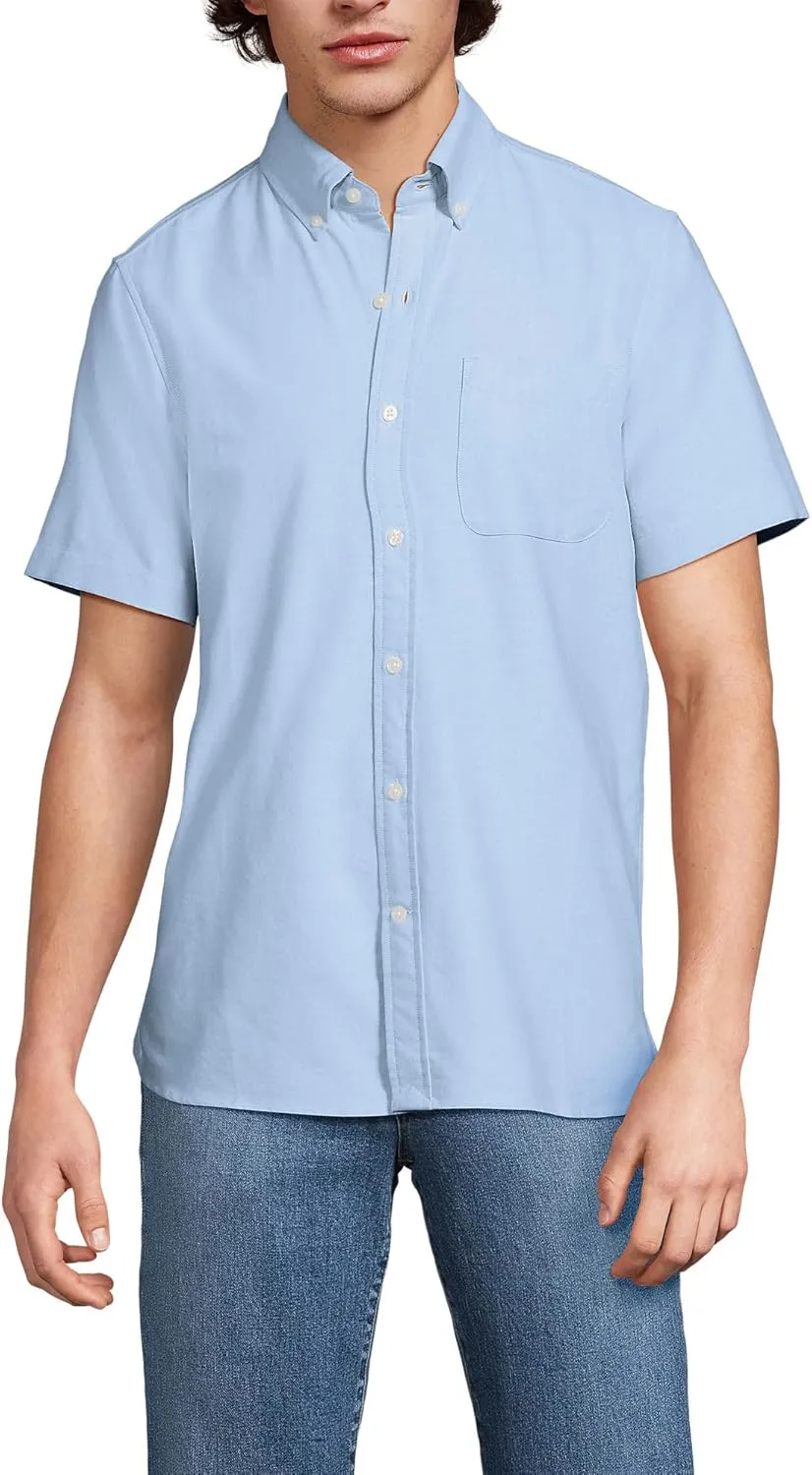 Lands' End Men's Short Sleeve Sail Rigger Shirt