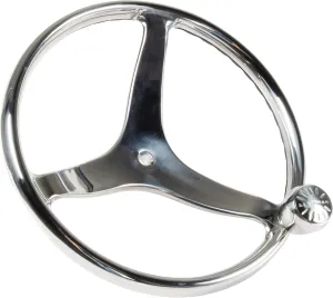 Lewmar Power Grip Boat Steering Wheel with 5/8" Welded Nut - 13.5" Cast Stainless Steel