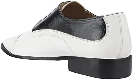 LIBERTYZENO Mens Wingtip Brogue Genuine Leather Adults Lace Up Oxford Dress Shoes for Easter Gift LS-1105