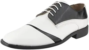 LIBERTYZENO Mens Wingtip Brogue Genuine Leather Adults Lace Up Oxford Dress Shoes for Easter Gift LS-1105