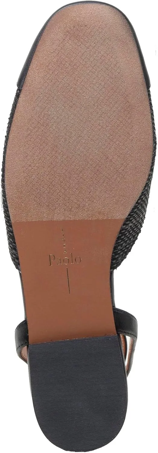 Linea Paolo - Delaney - Womens Leather Captoe Ankle Strap Ballet Flat
