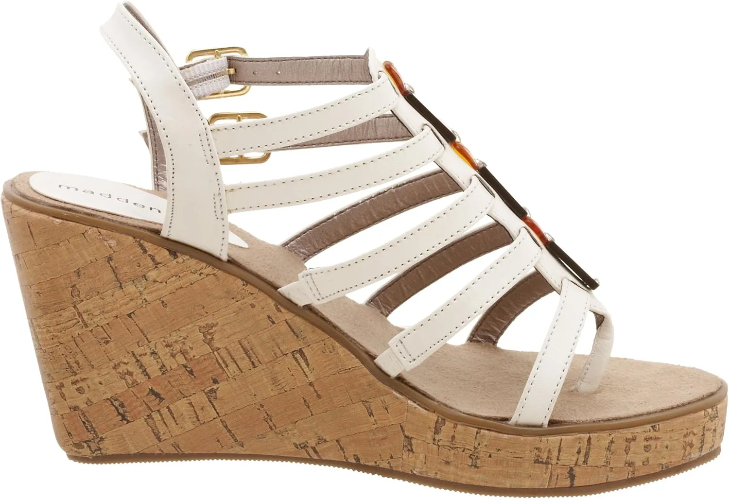 Madden Girl Women's Shaken Strappy Wedge