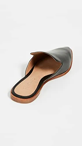 Madewell The Gemma Mule in Leather True Black 5.5 M