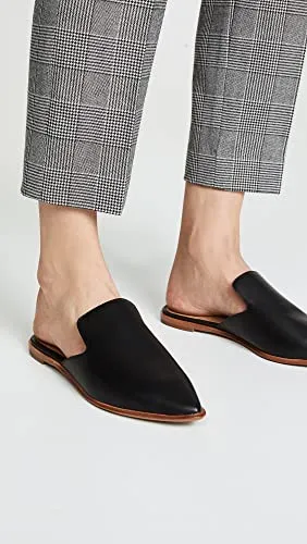 Madewell The Gemma Mule in Leather True Black 5.5 M