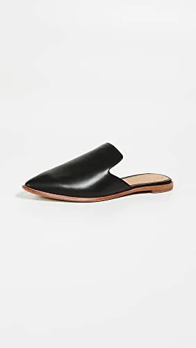 Madewell The Gemma Mule in Leather True Black 5.5 M