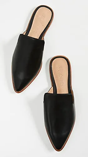Madewell The Gemma Mule in Leather True Black 5.5 M