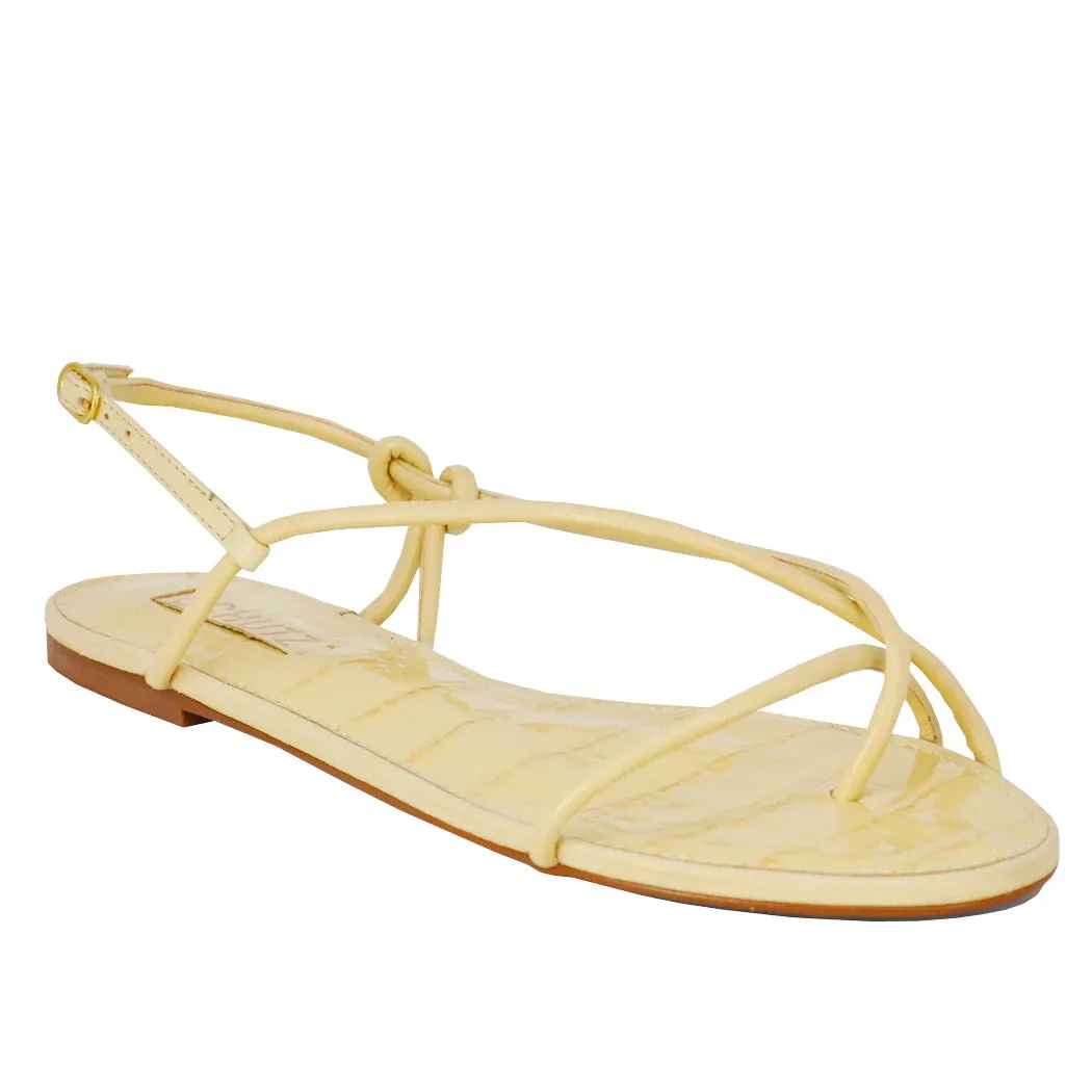 Malta Leather Flat Sandal