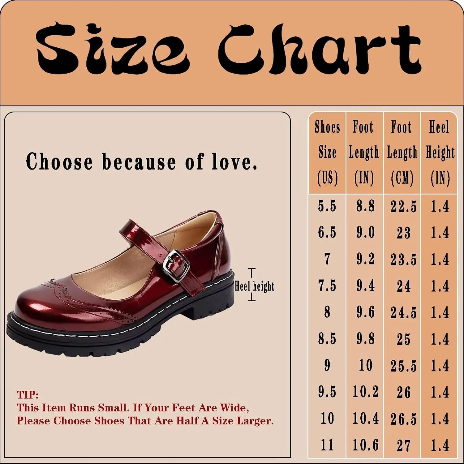 Mary Jane for Women Gothic Oxford Shoes - Flat Shoes, Ankle Tied, Round Toe for Casual Dresses, Work, and Campus