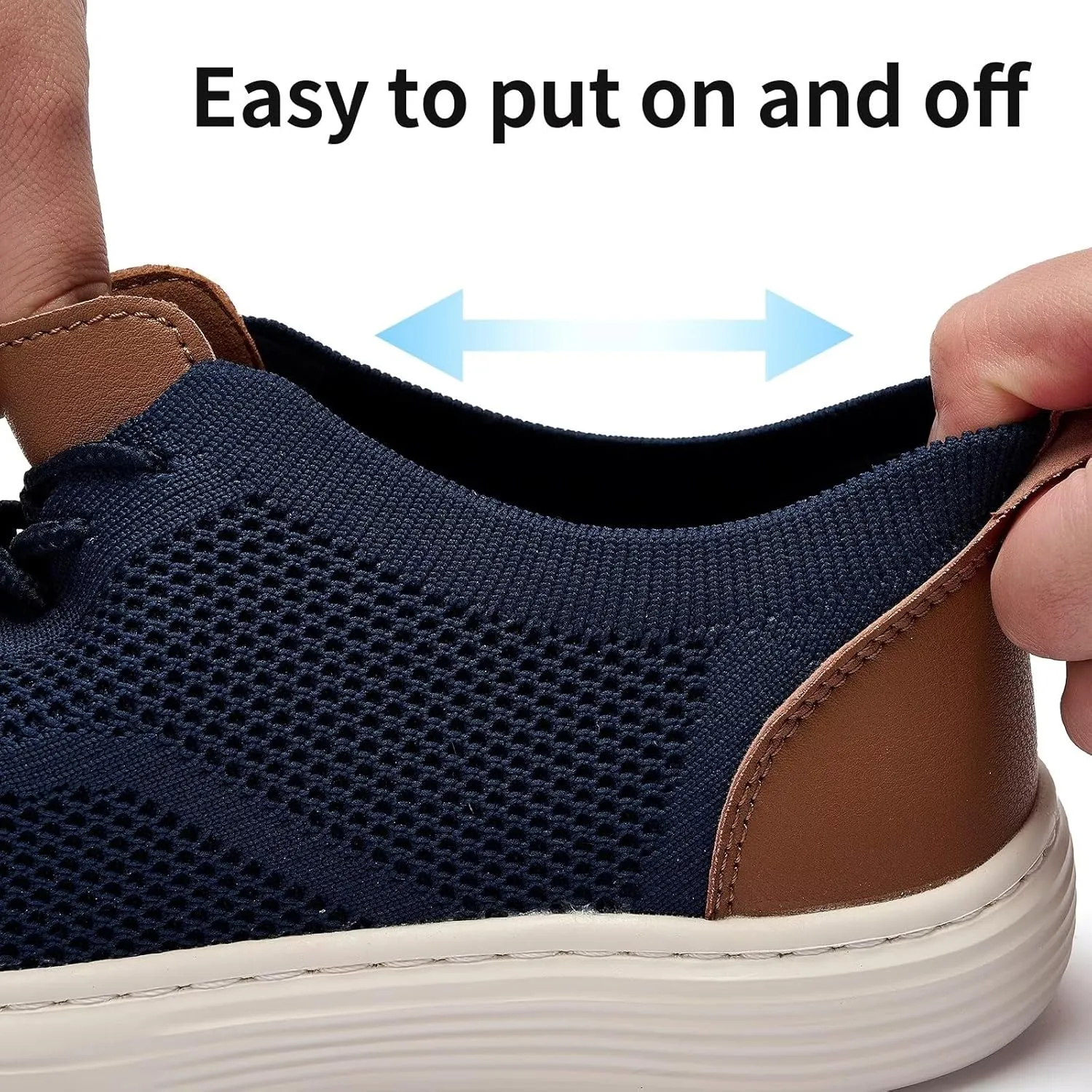 Mens Casual Dress Oxfords Shoes Wide Width Breathable Fashion SneakersLightweight Comfortable Mesh Walking Shoes