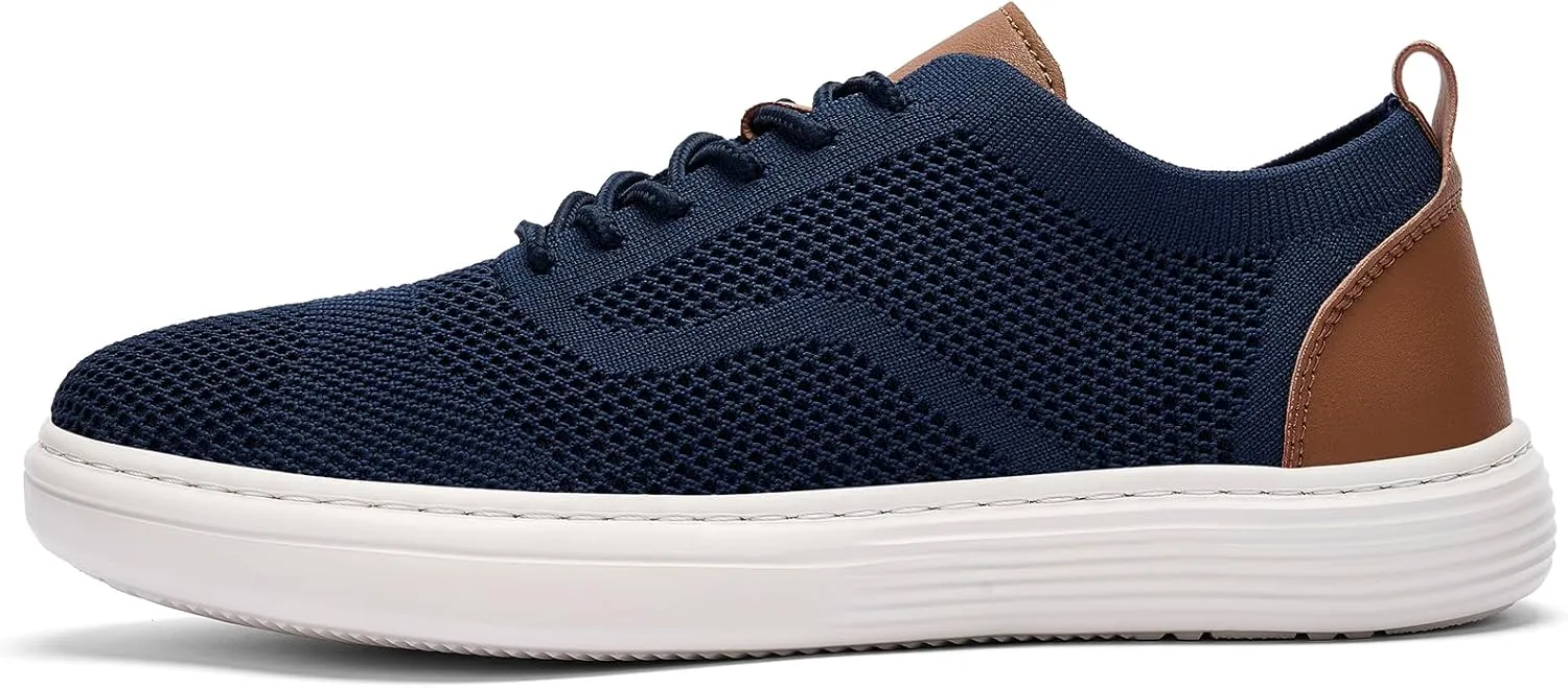 Mens Casual Dress Oxfords Shoes Wide Width Breathable Fashion SneakersLightweight Comfortable Mesh Walking Shoes