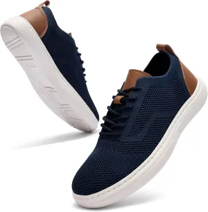Mens Casual Dress Oxfords Shoes Wide Width Breathable Fashion SneakersLightweight Comfortable Mesh Walking Shoes
