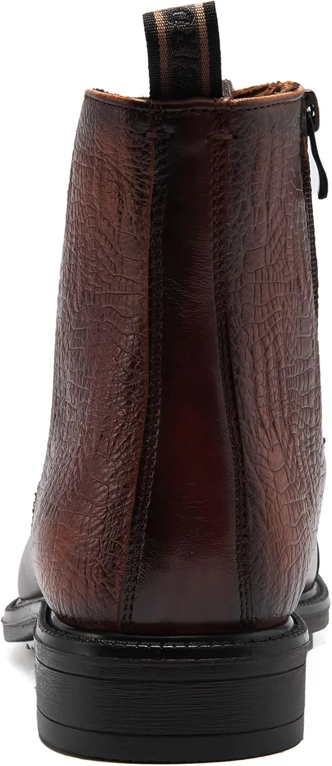 Men's Chukka Boots Genuine Leather Ankle Boot for Men Classic Casual Oxford Style Footwear