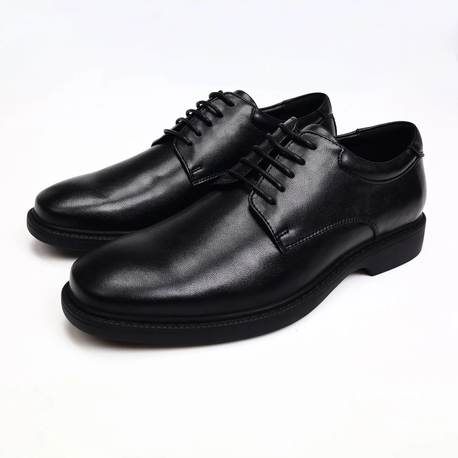 Men's Classic Synthetic Leather Derby Shoes for Business and Casual Wear