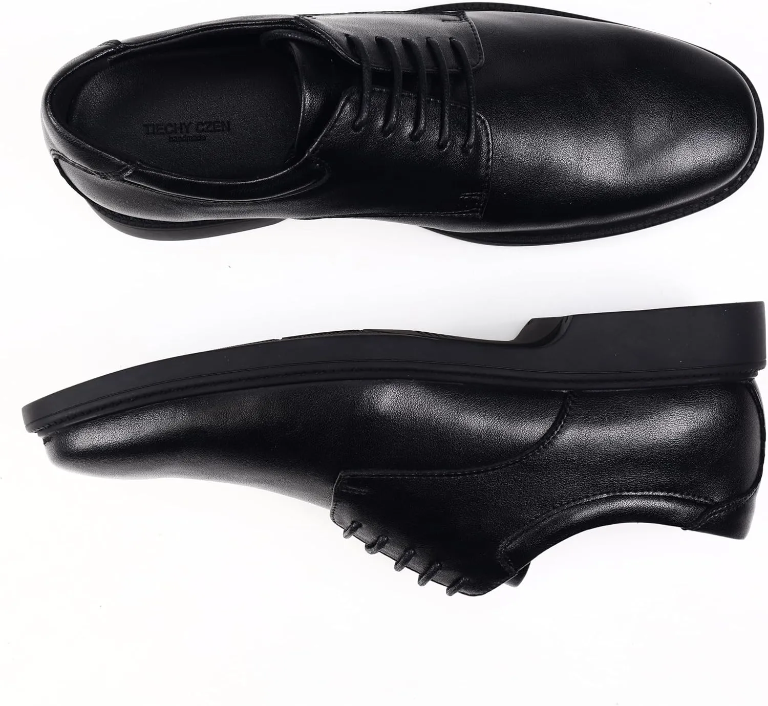 Men's Classic Synthetic Leather Derby Shoes for Business and Casual Wear