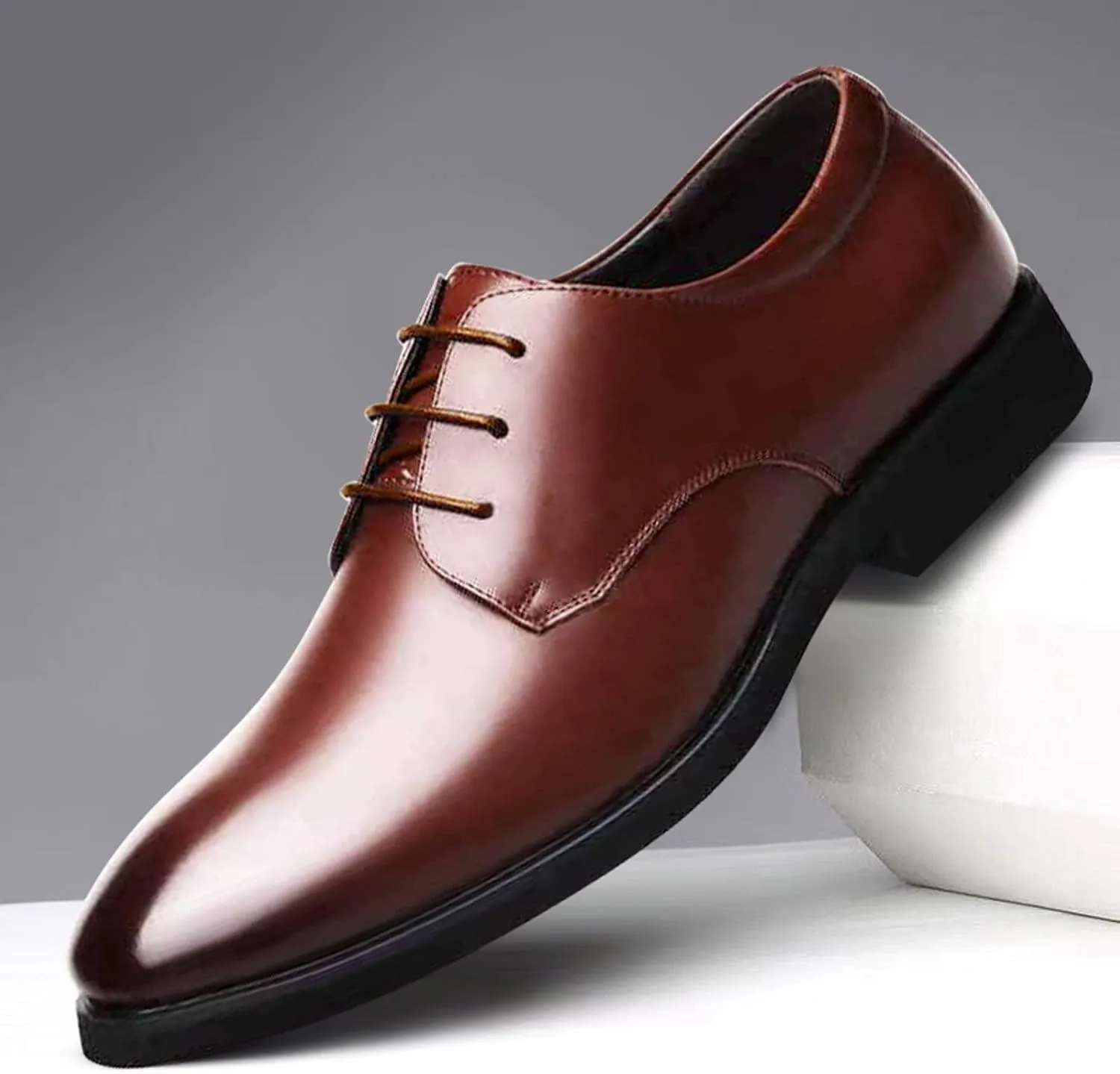 Men's Dress Shoes Extra Wide Width Color Solid Business Fashion Summer Style Shoes Mens Business Casual Shoes 12 Wide