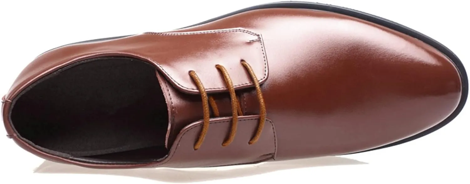 Men's Dress Shoes Extra Wide Width Color Solid Business Fashion Summer Style Shoes Mens Business Casual Shoes 12 Wide