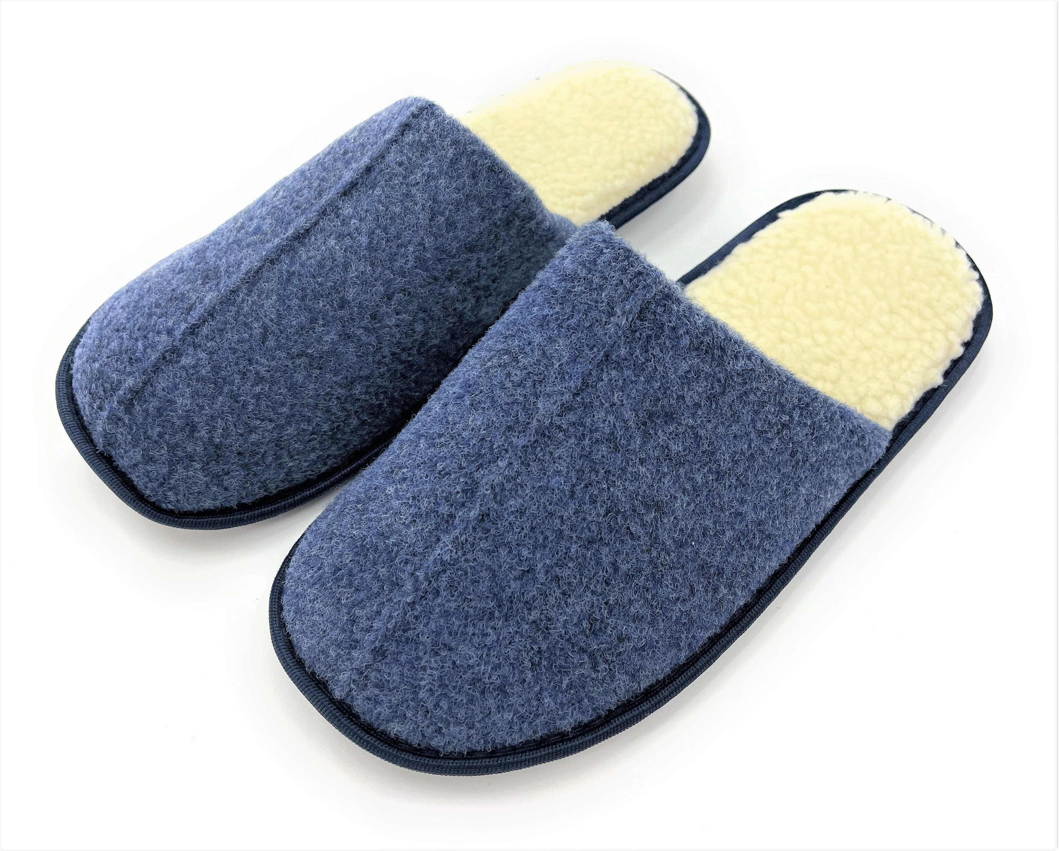 Mens Felted Mule Slip On Slippers