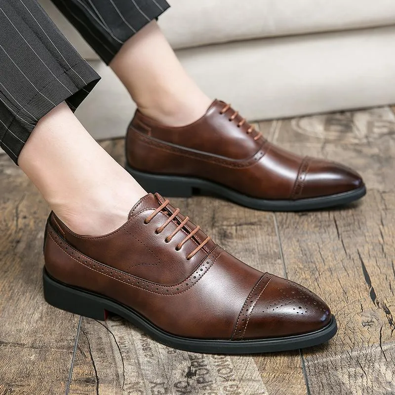 Men's Leather Classic Oxford Formal Shoes