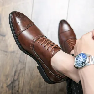Men's Leather Classic Oxford Formal Shoes
