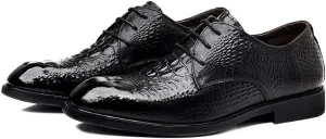Mens Leather Lace Up Dress Shoes Spring British Formal Business Oxford Wedding Groom Casual Office Shoes