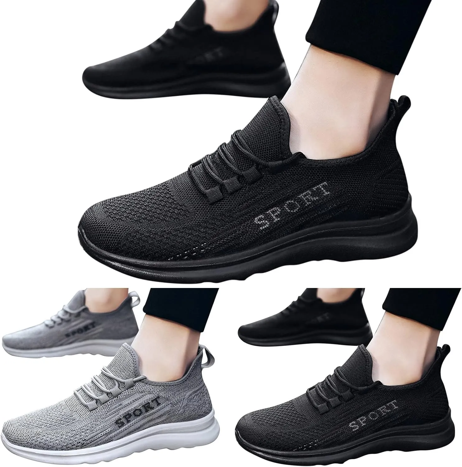 Men's Shoes Mens Slip on Shoes Tennis Shoe for Men Slip on Shoe for Men Sport Casual Sneaker